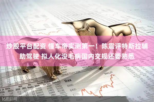 炒股平台配资 懂车帝实测第一！陈震评特斯拉辅助驾驶 拟人化没毛病国内交规还要熟悉